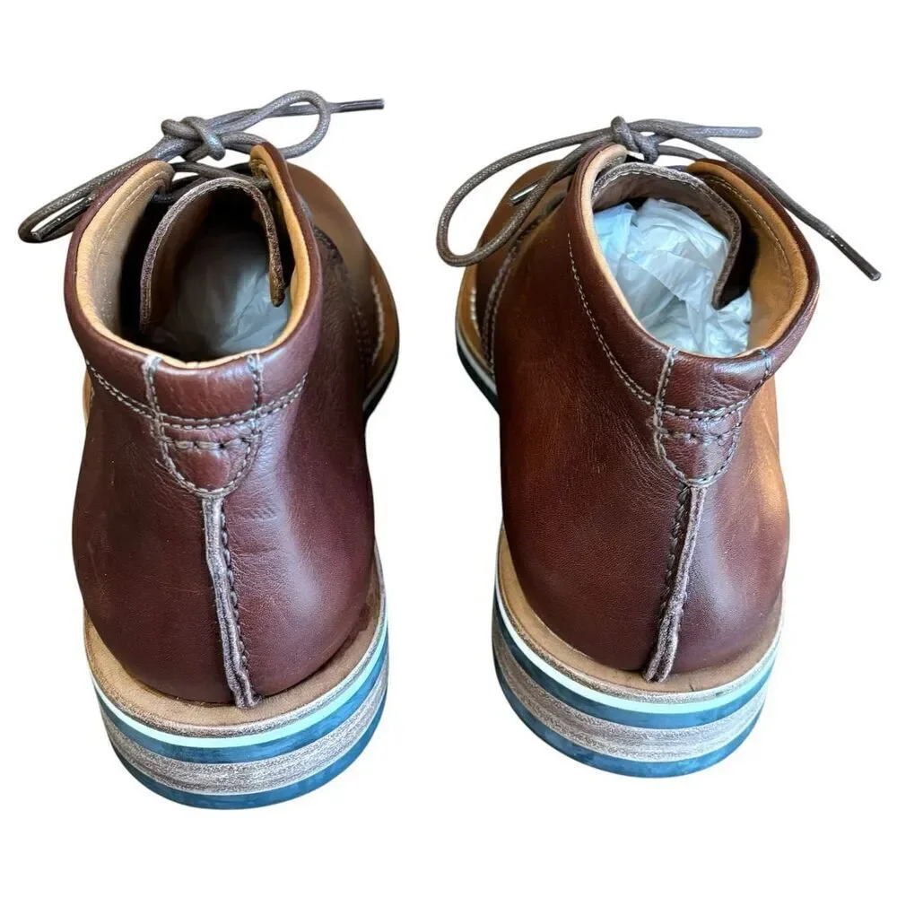Helm The Hynes Boot in Brown Handmade NWOB Size 7